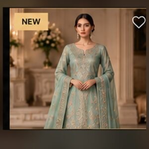 [DEMO] Sage Lawn Embroidered Suit